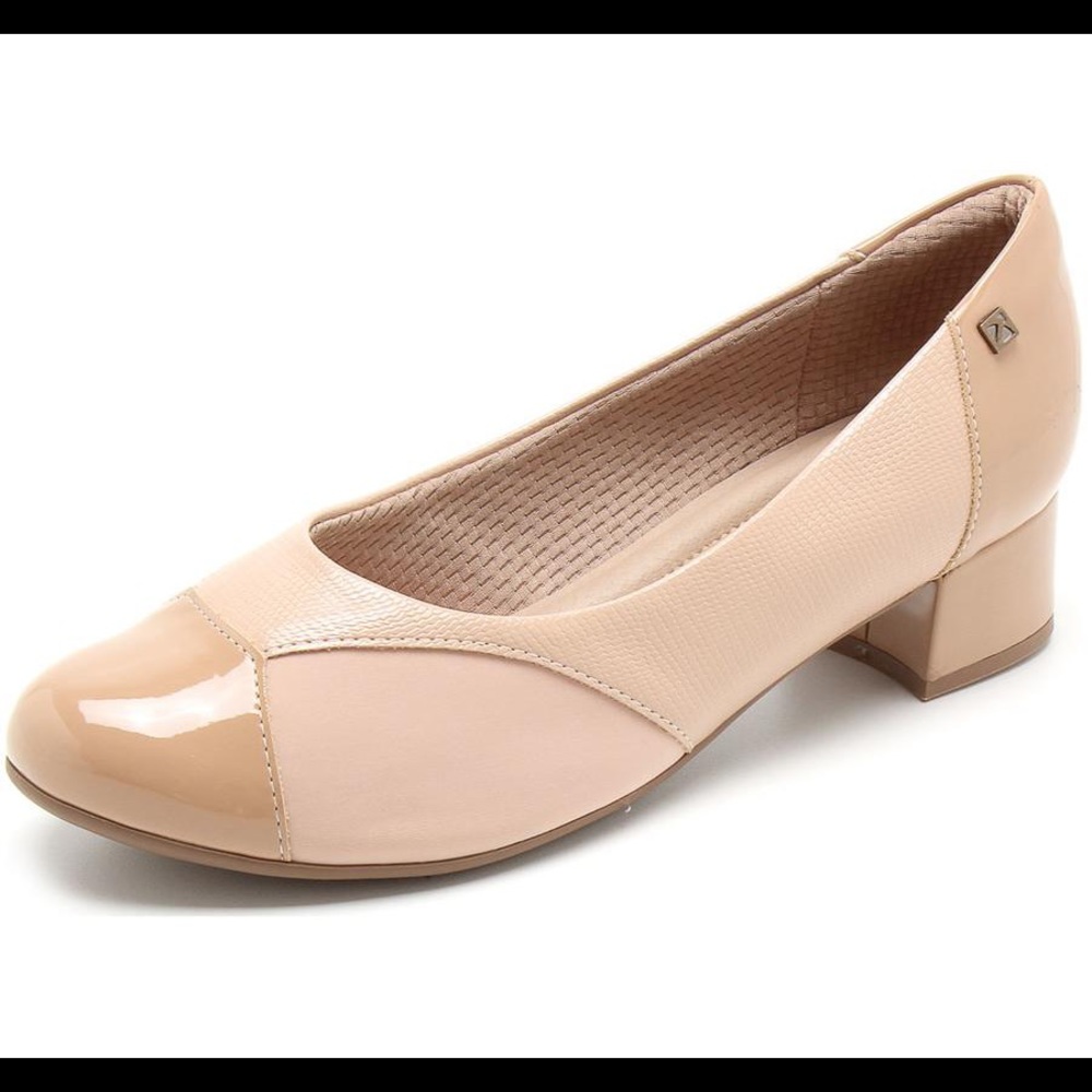 Low Heel Elastane Pumps (bunion care)